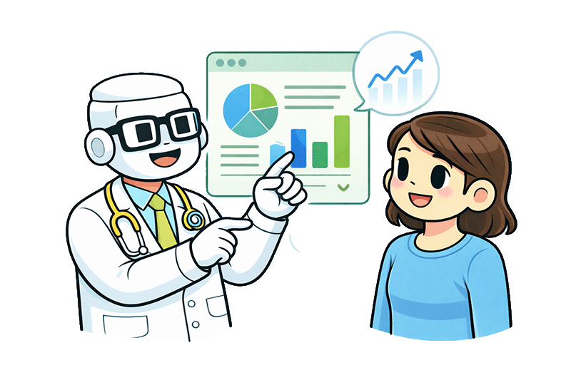 Report e statistiche per studi medici in Beebeedoc