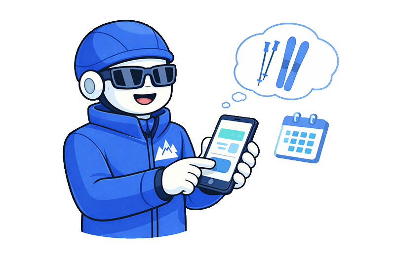 Prenotazioni lezioni private dal maestro: richiesta da app BeebeeSki e conferma segreteria